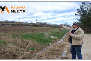 Malkara'da boşa akan tonlarca su, Kıbrıs Gazisini çileden çıkardı: "Yazık günah değil mi?"
