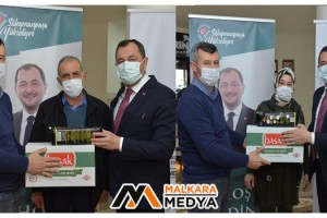 İlk çaylar Süleymanpaşa'dan: 450 işyerine 4 buçuk ton çay ve şeker