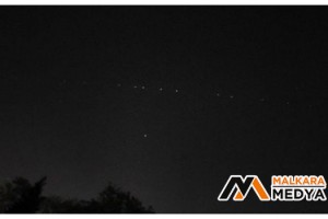 Gökyüzündeki sıralı yıldızlar Malkara'da yine görüldü
