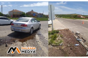 Malkara’da trafik kazası: 1 yaralı