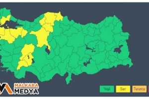 Meteoroloji sarı kodla uyardı: 13 ile kuvvetli yağış uyarısı