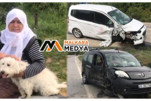Şarköy-Malkara yolunda zincirleme kazada duygusal anlar yaşandı
