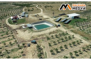 Malkara'da devletin hibe verdiği projelere drone destekli denetim