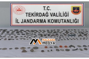 Şüpheli 2 kişiden 212 parça tarihi eser çıktı