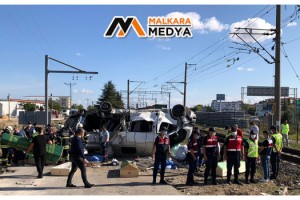 Trenin işçi servisine çarptığı kazada bilanço ağırlaşıyor: Ölü sayısı 6'ya yükseldi