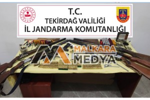 Malkara Jandarma’dan Silah Kaçakçılarına Geçit Yok!