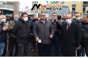 Minibüsçülerden Tekirdağ Büyükşehir Belediyesine güzergah eylemi: “CHP’liyim arabamı da yakacağım, kendimi de burada yakacağım”
