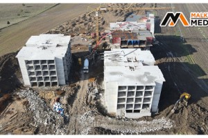 Hayrabolu'da TOKİ konutları yükseliyor