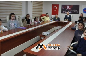 Malkaralı Çocuklardan Kaymakam Yüksel’e Ziyaret