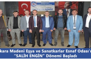 Malkara Madeni Eşya ve Sanatkarlar Esnaf Odası’nda “SALİH ENGİN” Dönemi Başladı