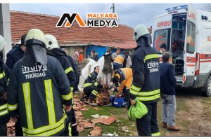 Tekirdağ’da evde tüp patladı: 2 yaralı
