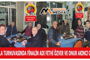 Evren Kahve 12. Geleneksel Tavla Turnuvası “FİNAL MAÇI“ Bu Akşam SAAT: 20.00’da