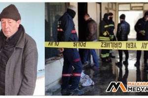 Malkara'da tek başına kaldığı metruk dükkânda yanarak can verdi