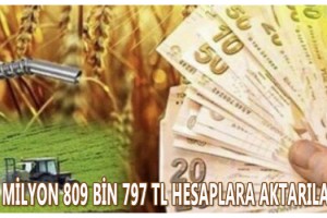 Mazot ve Gübre Destekleri Ödeniyor