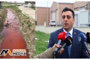 Dereyi kırmızıya boyayan fabrikaya en üst sınırdan ceza