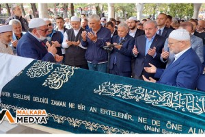 Hayatını kaybeden AK Partili Milletvekilinin babası son yolculuğuna uğurlandı