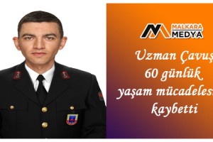 Malkara'da Uzman Çavuş 60 günlük yaşam mücadelesini kaybetti