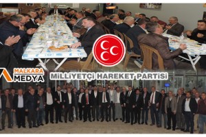 MHP Malkara İlçe Yönetimi ve Davetliler İftar Yemeğinde Buluştu
