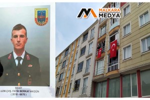 Tekirdağ’a şehit ateşi düştü
