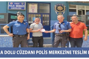 Malkara'da duyarlı vatandaştan örnek davranış: Yolda bulduğu parayı polis merkezine götürdü