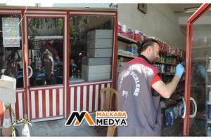Malkara'da işyerinden sigara hırsızlığı