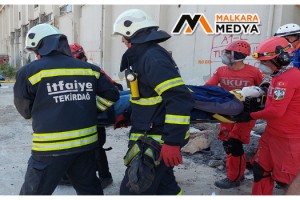 Tekirdağ’da nefes kesen deprem tatbikatı: Şarköy 7.4’le sallandı ortalık karıştı