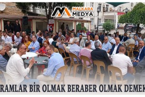 Malkara'da Bayramlaşma Töreni Gerçekleştirildi