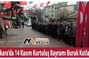 Malkara’da 14 Kasım Kurtuluş Bayramı Buruk Kutlandı