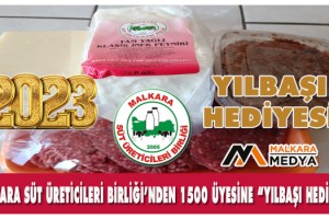 Malkara Süt Üreticileri Birliği’nden 1500 Üyesine “YILBAŞI HEDİYESİ”