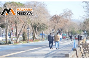 Tekirdağ'a kıştan önce bahar havası geldi