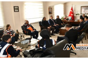 Vali Aziz Yıldırım Deprem Bölgesinden Gelen AFAD Gönüllüleriyla Malkara'da Bir Araya Geldi