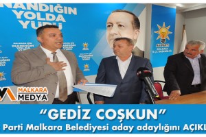 Ak Parti’de Malkara Belediyesi aday adaylığını ilk açıklayan isim “Gediz Coşkun” oldu
