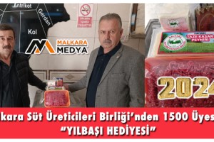 Malkara Süt Üreticileri Birliği’nden 1500 Üyesine “YILBAŞI HEDİYESİ”