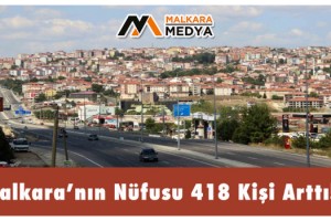 Malkara’nın Nüfusu 418 Kişi Arttı!..