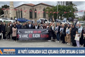 AK Parti'li kadınlardan Gazze açıklaması: Günde ortalama 63 kadın ölüyor