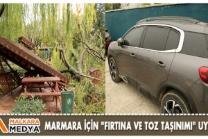 Marmara için "Fırtına ve Toz Taşınımı" Uyarısı