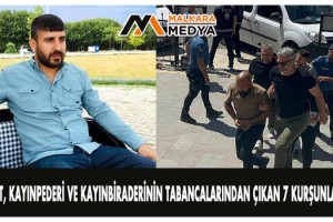 Damat, kayınpederi ve kayınbiraderinin tabancalarından çıkan 7 kurşunla öldü