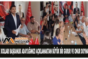 Batuhan Kuran, CHP Malkara Gençlik Kolları Başkan Adaylığını Açıkladı