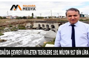 Tekirdağ'da çevreyi kirleten tesislere 191 milyon 917 bin lira ceza