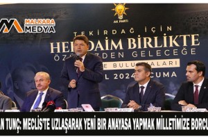 Bakan Tunç: Meclis'te uzlaşarak yeni bir anayasa yapmak milletimize borcumuz