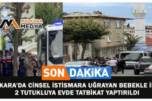 Malkara'da cinsel istismara uğrayan bebekle ilgili 2 tutukluya evde tatbikat yaptırıldı