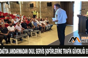 Tekirdağ'da jandarmadan okul servis şoförlerine trafik güvenliği eğitimi