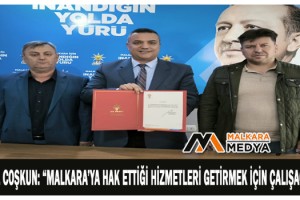 Gediz Coşkun: “Malkara’ya Hak Ettiği Hizmetleri Getirmek İçin Çalışacağız”