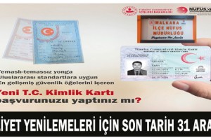 Malkara Nüfus Müdürlüğü’nden Uyarı: Ehliyet Yenilemeleri İçin Son Tarih 31 Aralık