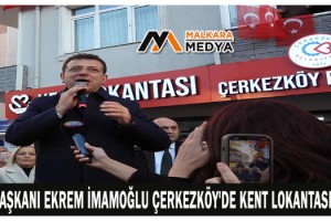 İBB Başkanı Ekrem İmamoğlu Çerkezköy'de kent lokantası açtı