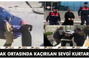 Sokak ortasında kaçırılan Sevgi kurtarıldı