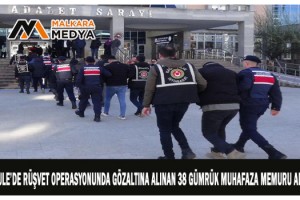 Kapıkule’de rüşvet operasyonunda gözaltına alınan 38 gümrük muhafaza memuru adliyede