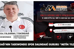 Tekirdağ’nın Taekwondo Spor Dalındaki Gururu “METİN YILDIRIM”