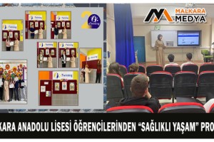 Malkara Anadolu Lisesi Öğrencilerinden "SAĞLIKLI YAŞAM" Projesi