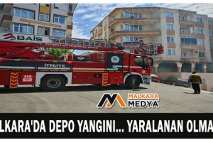 Malkara'da DEPO Yangını... Yaralanan Olmadı!..
